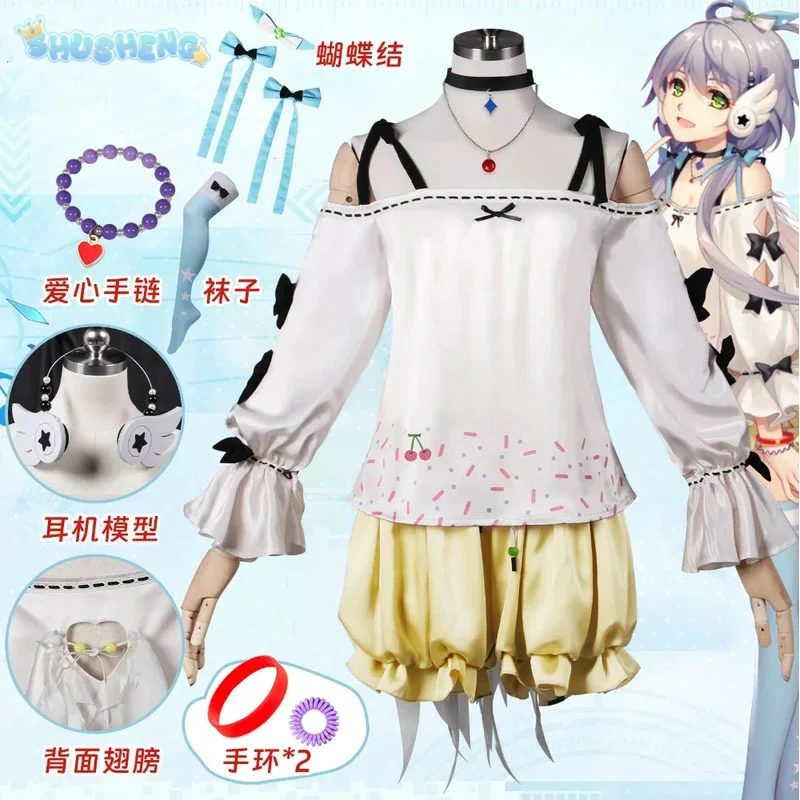 

Vtuber Luo Tianyi Women Cosplay Costume Cos Game Anime Party Uniform Hallowen Play Role Clothes Clothing Customize