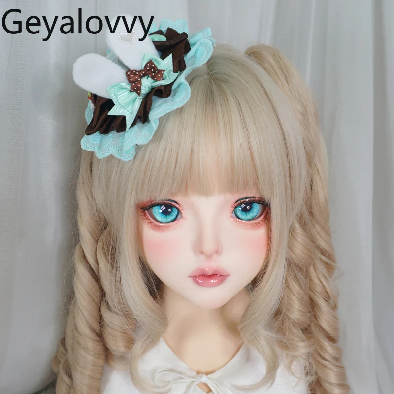 

Мятный шоколадный цвет Лолита, оригинальный бант ручной работы, заколка для волос в виде ушей, милая милая женская маленькая шляпа, аксессуар для волос, банты для волос