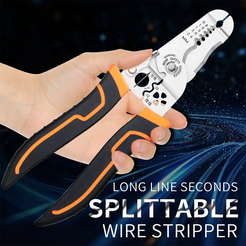 Vanjoin Multifunctional Pliers Cable Stripper Wire Cutter Crimping Tool Electrical Alicate Universal Hand Tools