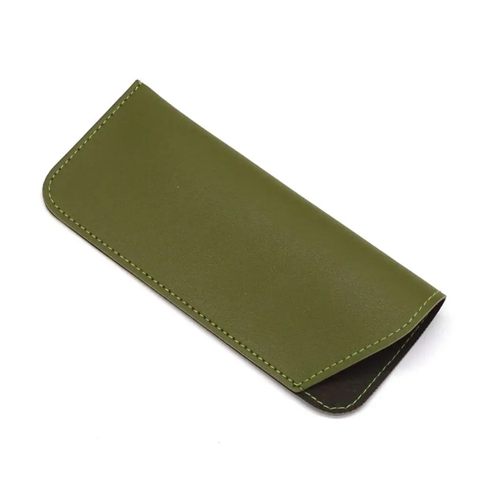Glasses Protective Cover Soft Women Men Portable Glasses Box Glasses Bag Sunglasses Case PU Leather
