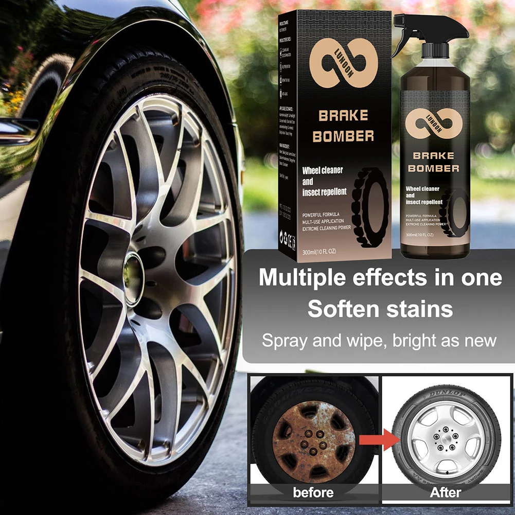 Powerful Non-Acid Car Wheel Cleaner Super Dust Rust Cleaner Agents For RV Cars Truck
