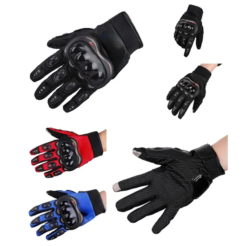 

1pair Motorcycle Gloves Men's Motorcycle Gloves Breathable Closed Finger Racing Gloves for Outdoor Sports Crossbike Riding