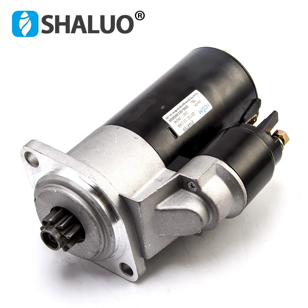 QDY1302 2KW 12V 9T Diesel Engine Starter Motor For 2V95 Engine Motor Electric Fast Start Generator Parts Copper Made