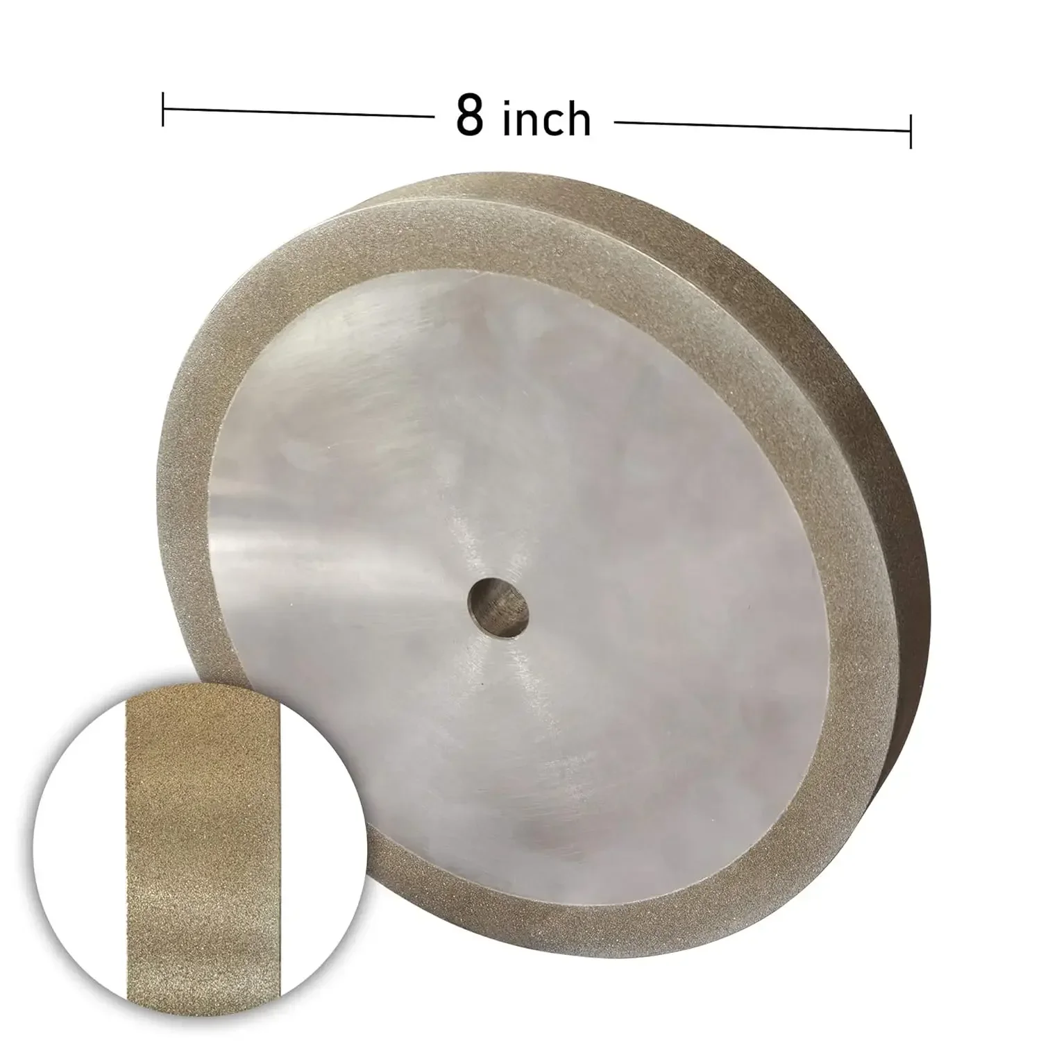 320 Grit 8 Inch CBN Grinding Wheel, 1