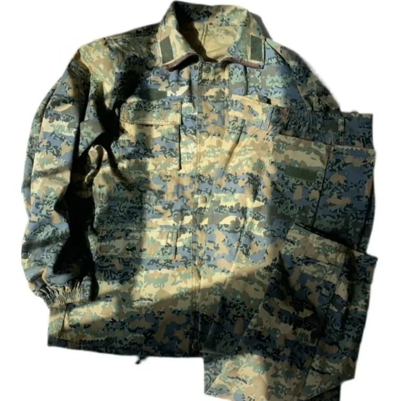 Tops Trousers Set Austrian TAZ Neu Camouflage Field Jacket Pants Tarnanzug Clothing Chinese Type 07 Universal Camo Spring Suit