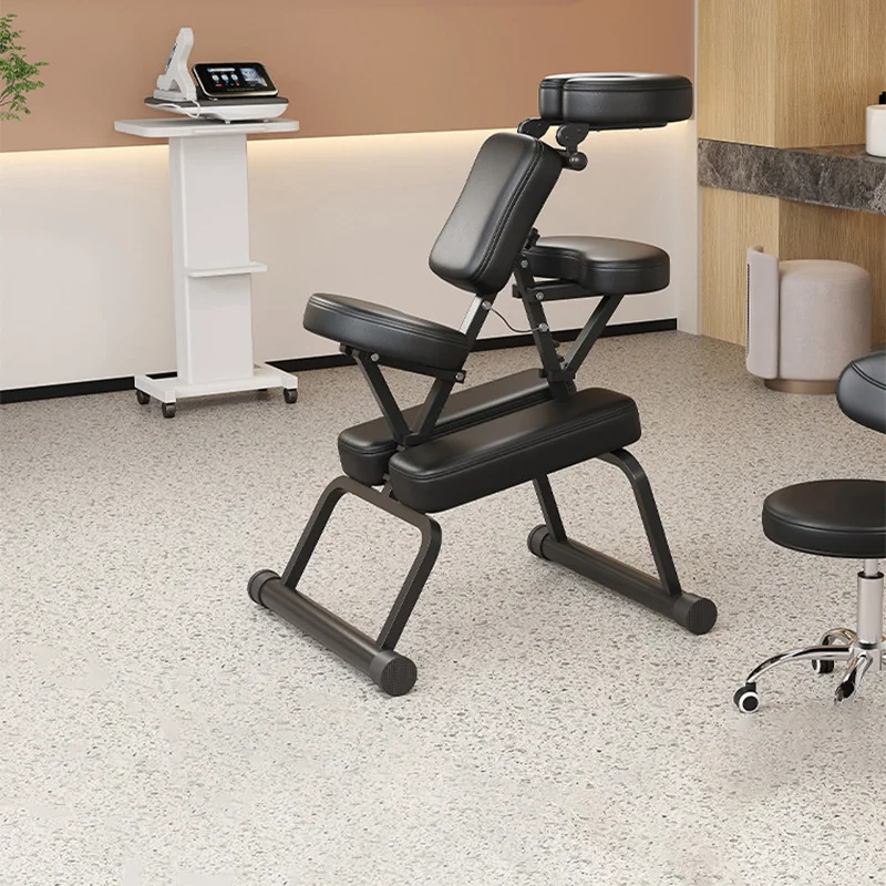 

Convenient Portable Multi Function Adjustment Back Massage Chair for TuiNa Gua Sha Treatment Tattoo Stool for Beauty Salon