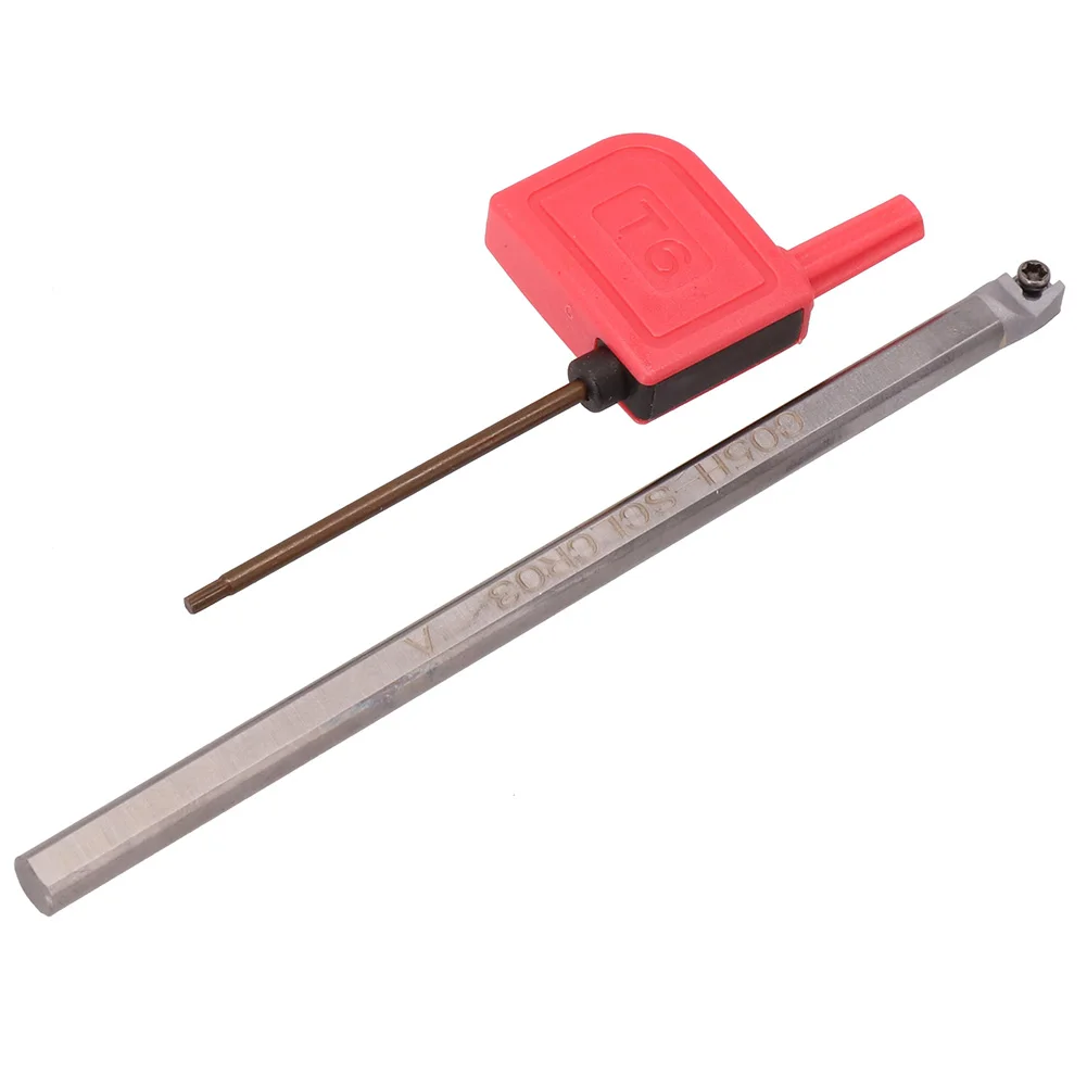 C05H SCLCR03 Turning Tool Holder, Tungsten Steel Shock proof Handle, High Hardness, Wear Resistance, Easy Installation