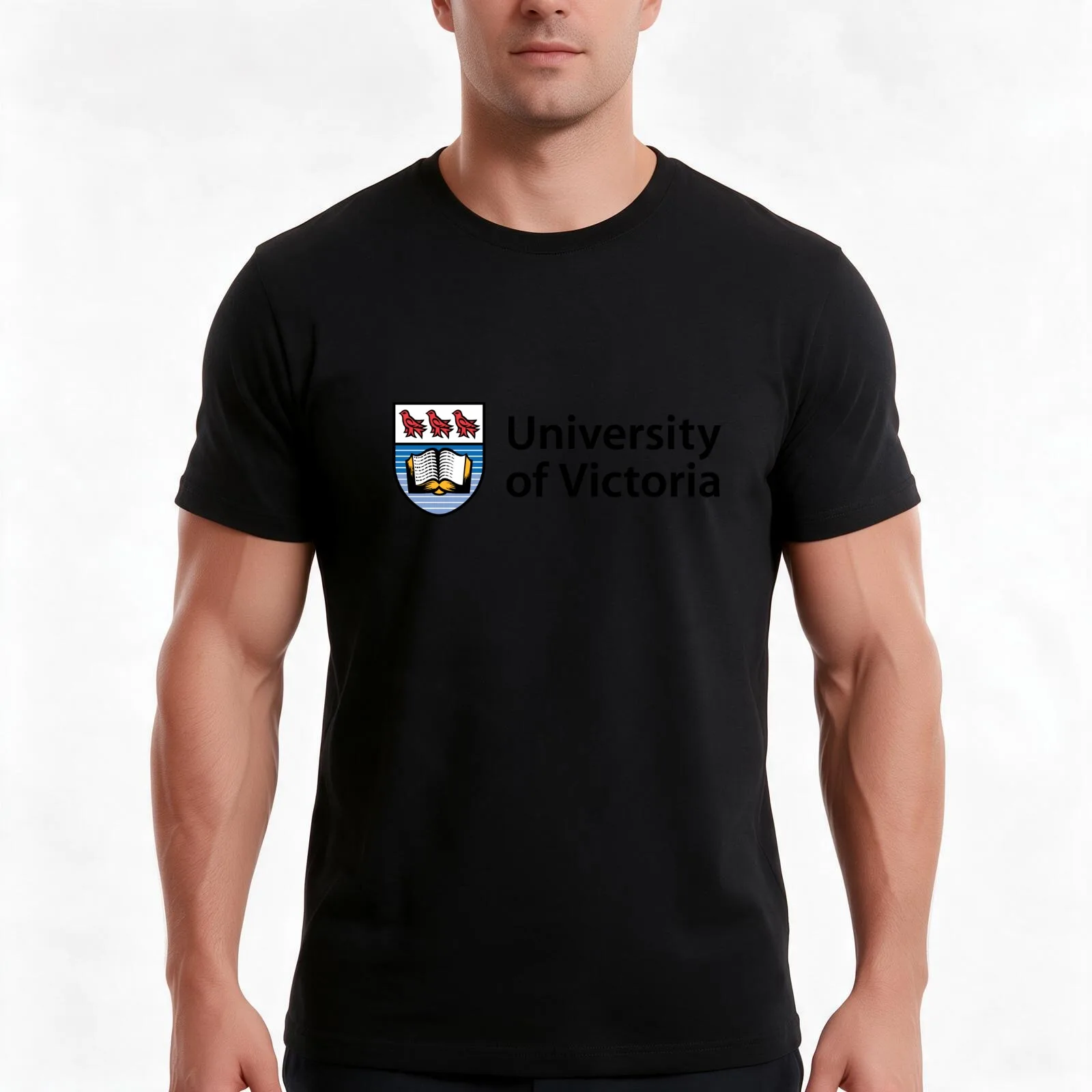 College of Victoria Logo Design2 T-Shirt Summer Casual Cotton Tee Oversized Streetwear Tops Vintage Graphic Print