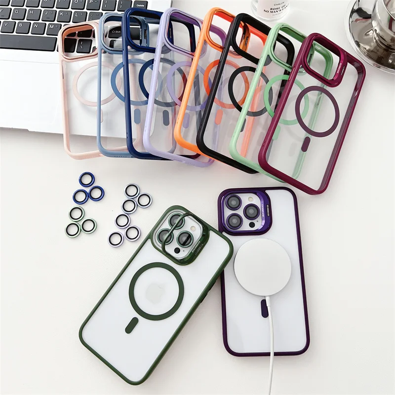 고급 투명 휴대폰 케이스 이미지