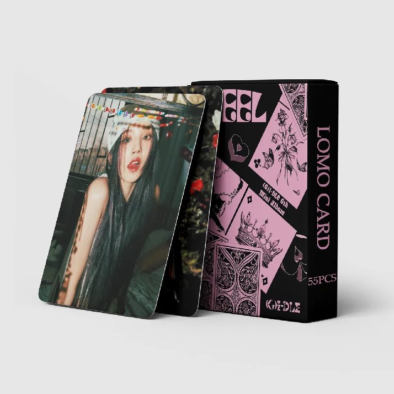 Imagem -03 - Kpop g I-dle Novo Cartão de Álbum Sinto-me Cartão Pequeno Gidle ye Shuhua Mini hd Impresso Cartão Fotográfico Cartão Lomo Fãs Presente 55 Pcs por Conjunto