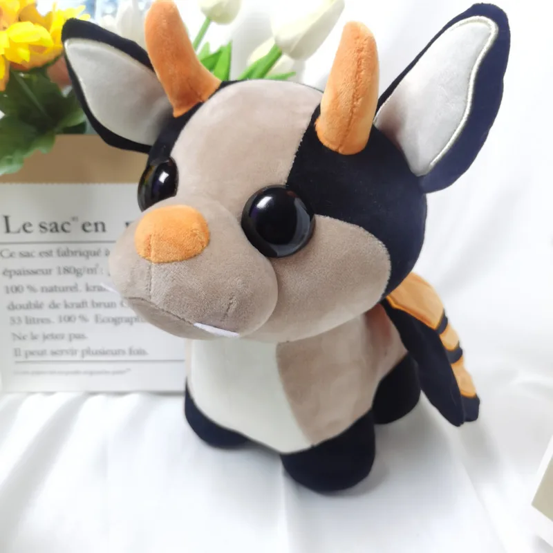 Jouet en peluche Anime doux pour enfants, moi adopté, animal de compagnie, chauve-souris, dragon, ombre, chien, anniversaire, cadeau de Noël