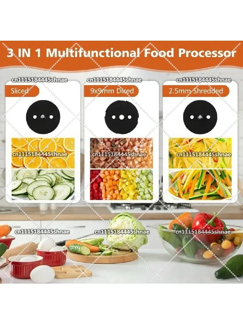 3-in-1 Vegetable Chopper for Onions, Zucchini & Carrots, Fast Dicing Shredding Slicing Tool for Salads, Stir-fries, Meal Prep