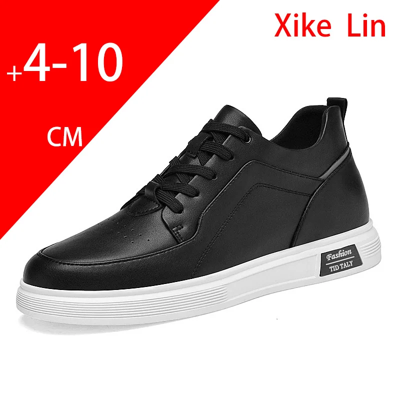 Mens heightening shoes New model Waterproof Flat bottom Comfortable durable Breathable Casual Increase by 4/6/8/10 centimeters