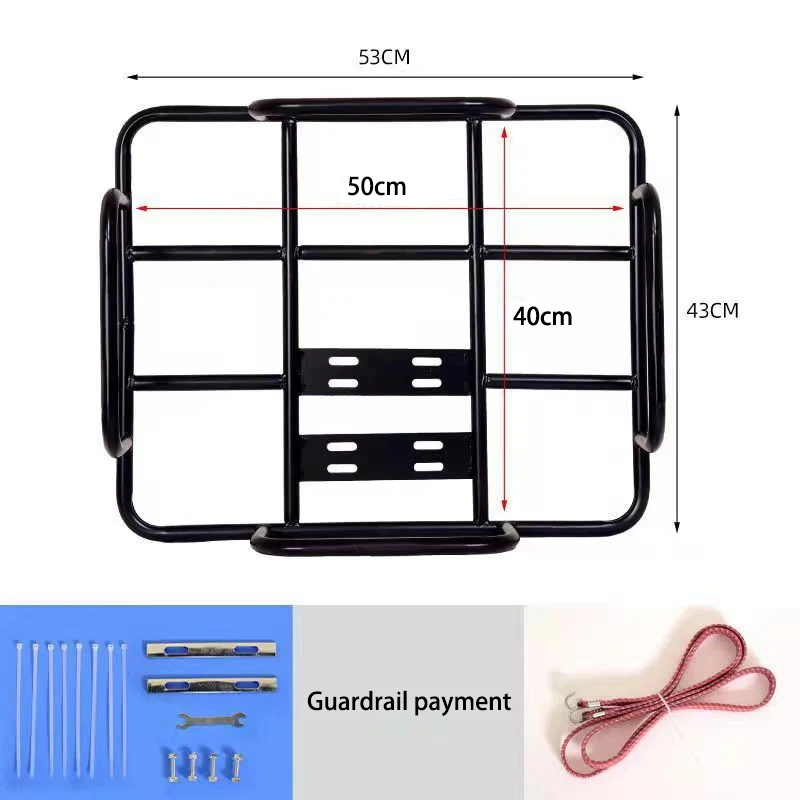 Bastidores de equipaje trasero para motocicleta, estante de carga para llevar, soporte de Caja de aislamiento, estante fijo para asiento trasero de bicicleta, atrevido y grueso