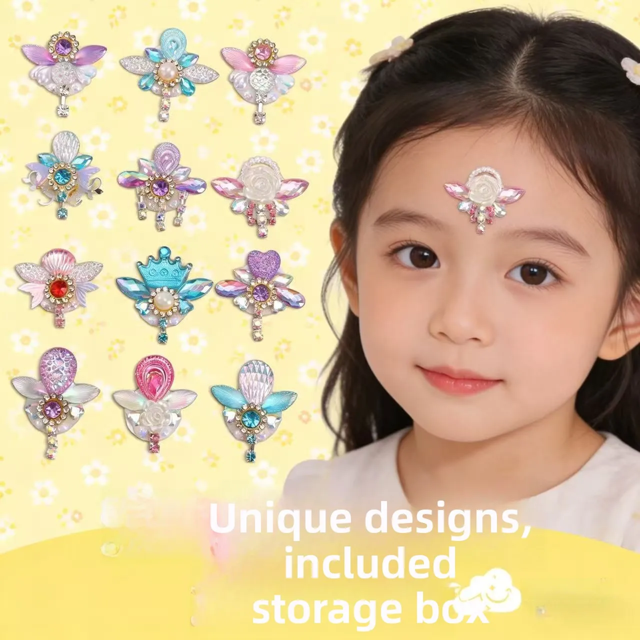 Eyebrow Sticker Toys Double-Sided Children's Stickers Girls' Self-Adhesive Face Painting Decals Business Supplies image 3