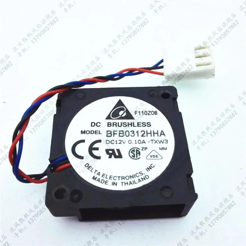 

Вентилятор охлаждения Delta Electronics BFB0312HHA DC 12V 0.12A 30x30x10 мм