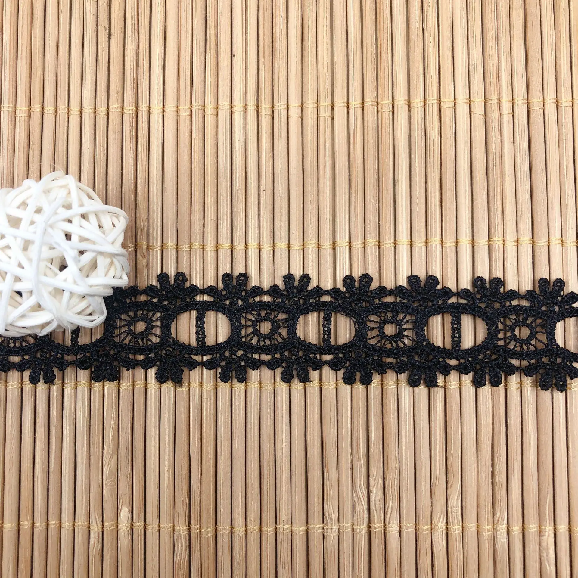 15Yds 2.2 سنتيمتر واسعة DIY الملابس الداخلية يمكن ارتداؤها مع المنسوجة الشريط البوليستر الدانتيل الملابس المساعدة النسيج الملابس والاكسسوارات H021