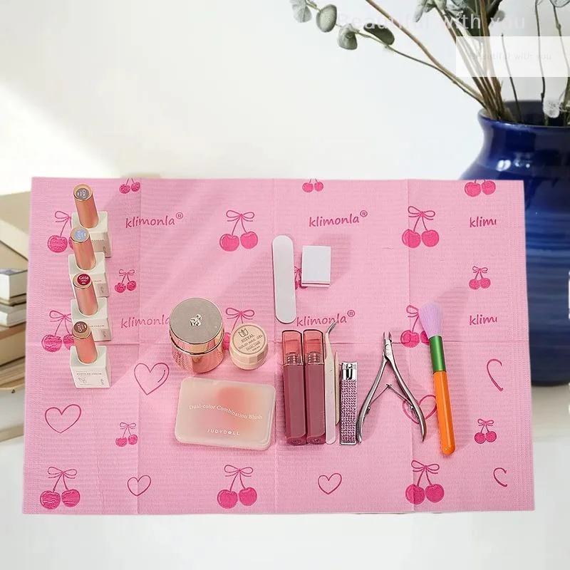 New20/50/125pcs Tappetino da tavolo usa e getta Nail Art Asciugamani di carta per unghie impermeabili Cuscinetti puliti Protezione Tovaglioli per manicure