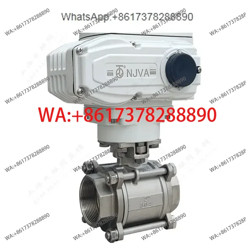 

Electric ball valve three-piece wire port thread buckle high pressure gas steam explosion-proof cut-off regulating valve Q911F