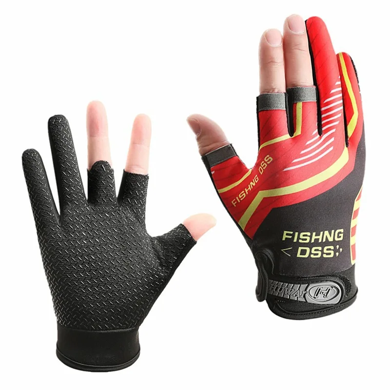 Anti-Rutsch-Angelhandschuhe, verschleißfest, für den Sommer, Outdoor, atmungsaktiv, zum Angeln, Radfahren, Sporthandschuhe, Angelbekleidung – Detail 10