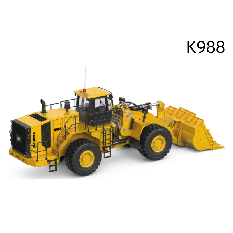 RC 1/14 Hydraulic Loader K988 with Light Group Sound Boy Toy KABOLITE High-end Simulation Metal RC Model Gift for Friends