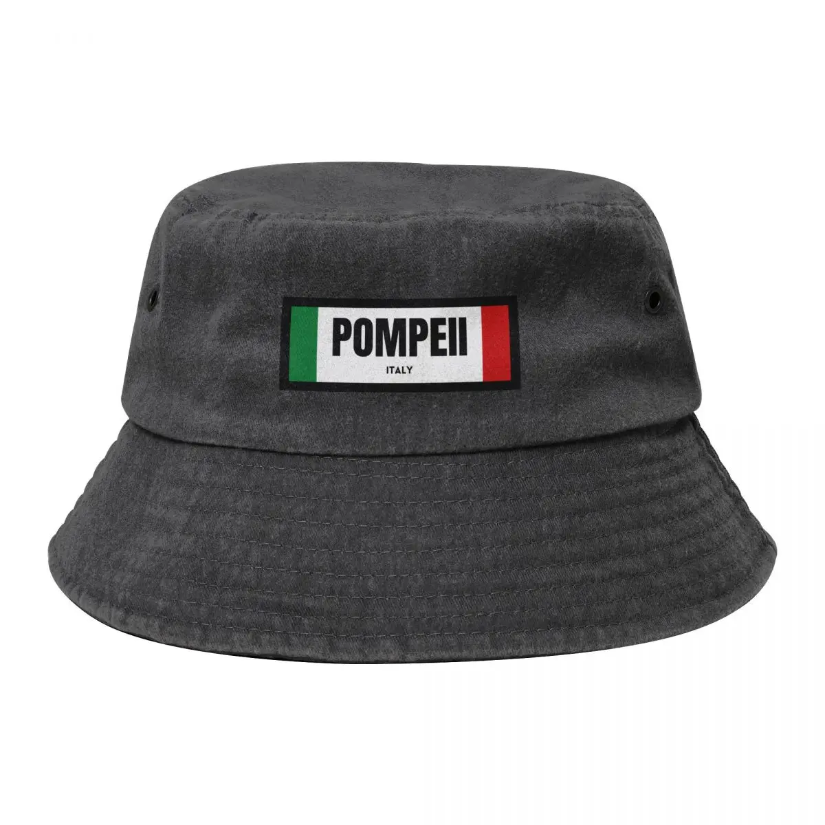 Pompeii City in Italian Flag Bucket Hat Luxury Hat Hat Baseball Cap sun Hats For Men Women's