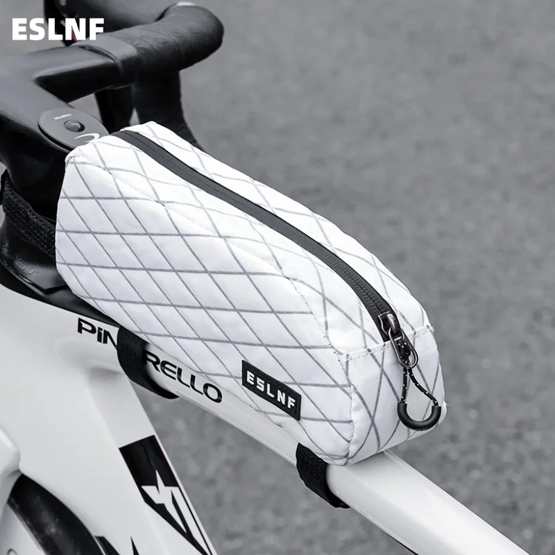 ESLNF Road Bike Top Tube Bag Portable Frame Front Tube Cycling Bag Large-capacity Bicycle Bag Bicycle Top Tube Bag