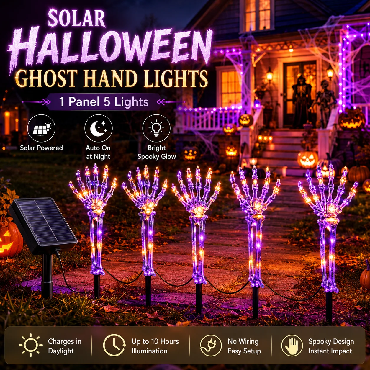 solar-halloween-ghost-hand-lights-1-panel-5-stakes-purple-orange-led-skeleton-hand-yard-pathway-garden-party-decor