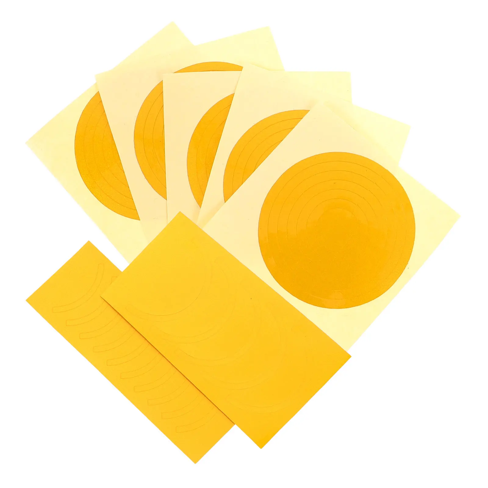 

7 Sheets Pressure Gauge Stickers Small Round Sticky Labels for Indication Easy Application Secure Adhesion Versatile Use
