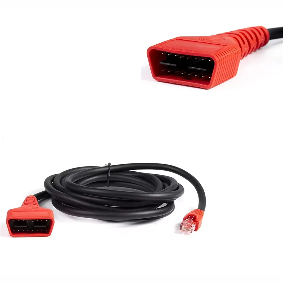 ブラシ型隠しデータツール用、enetクリスタルヘッド対応、3メートル長のケーブル-obdiiコネクター