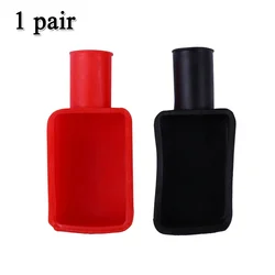 2pcs Battery Terminal Cover - Black & Red, High Quality Rubber, 200°C Temperature Resistant, Universal Fitment