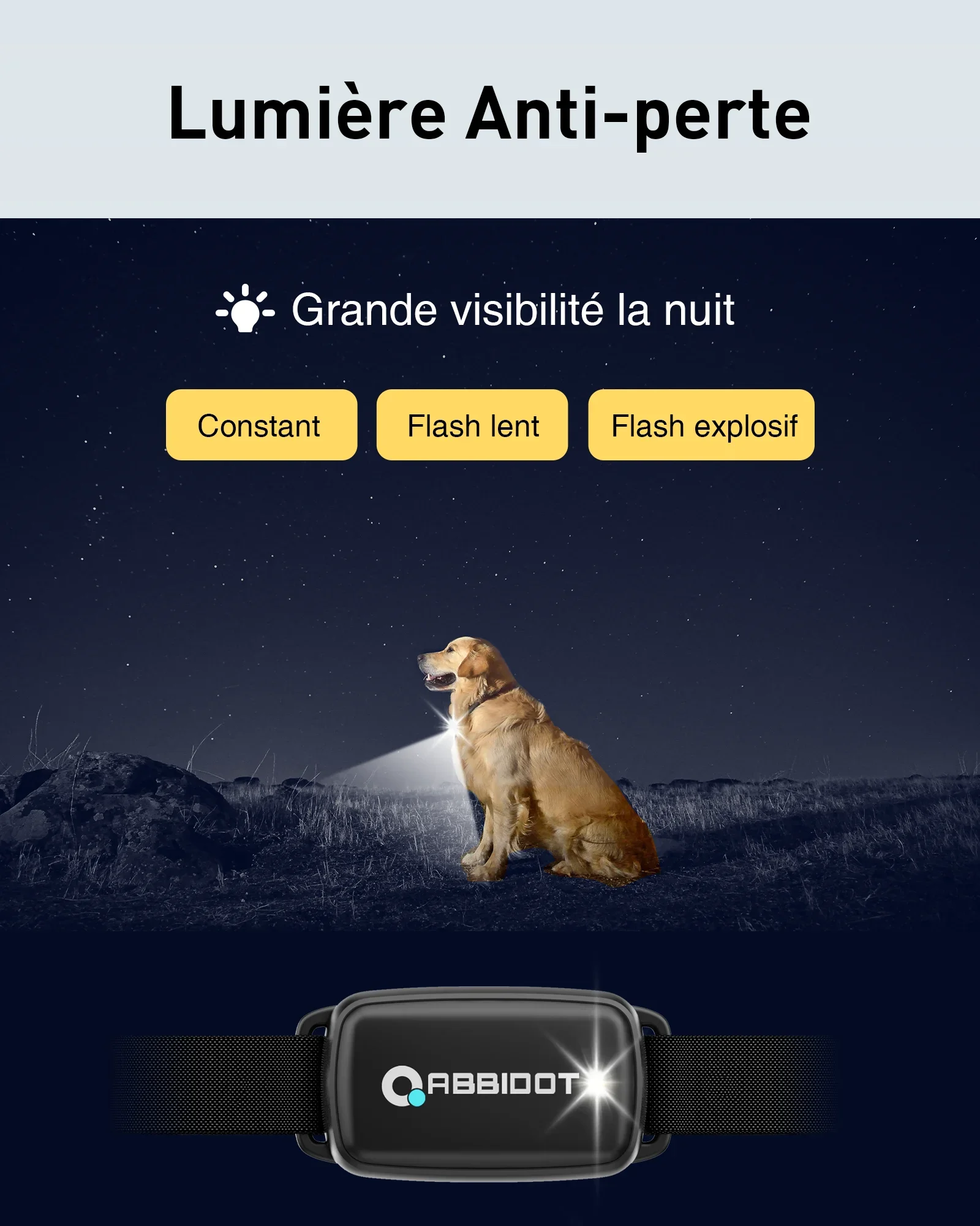 ABBIDOT-ошейник для тренировки собак, звук вибрации, без ударов, водонепроницаемый, электрический ремешок, пульт дистанционного управления, аксессуары для домашних животных, европейское регулирование