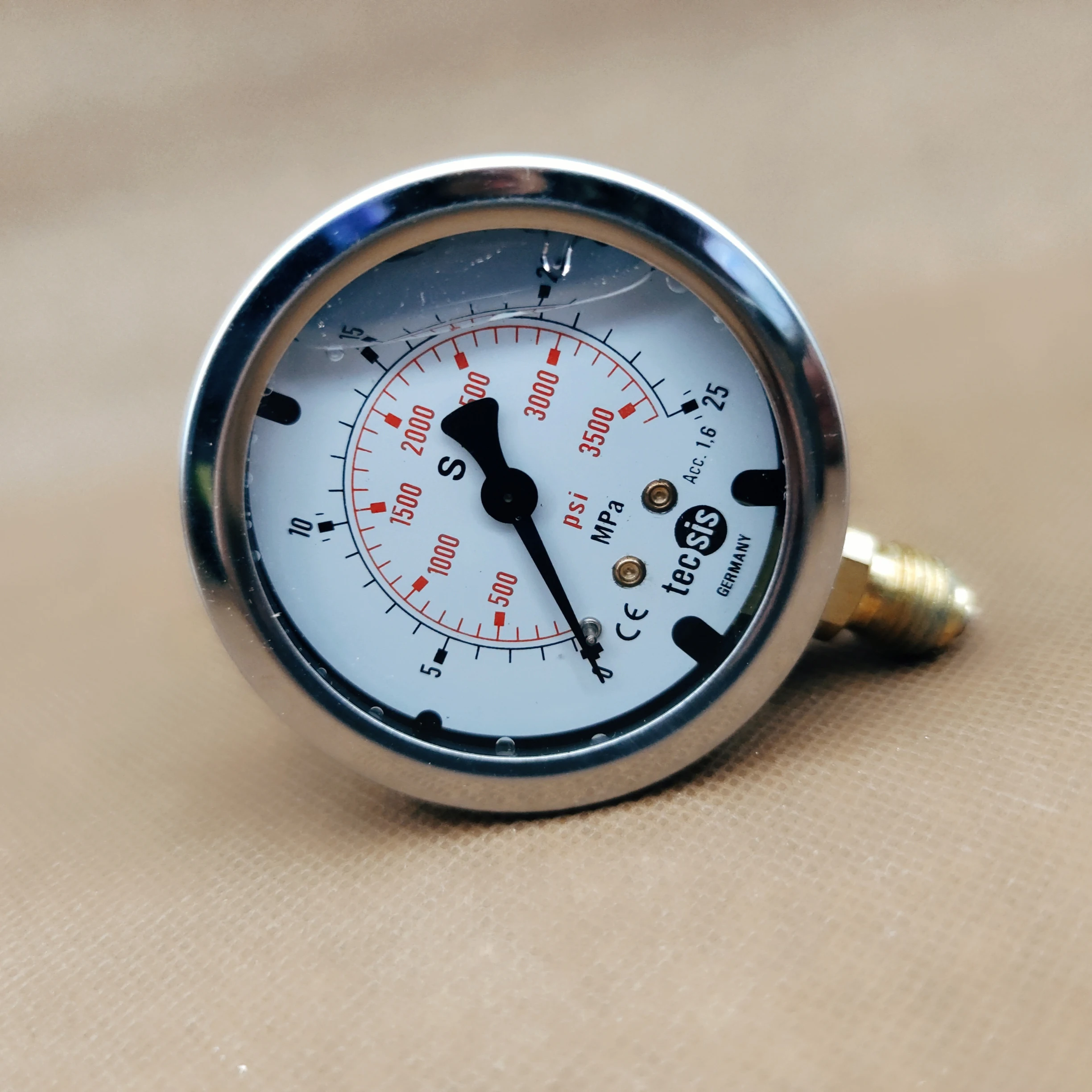 1mpa 25mpa Radial Pressure Gauge For  Injection Molding Machine Hydraulic Oil Gauge G1/4