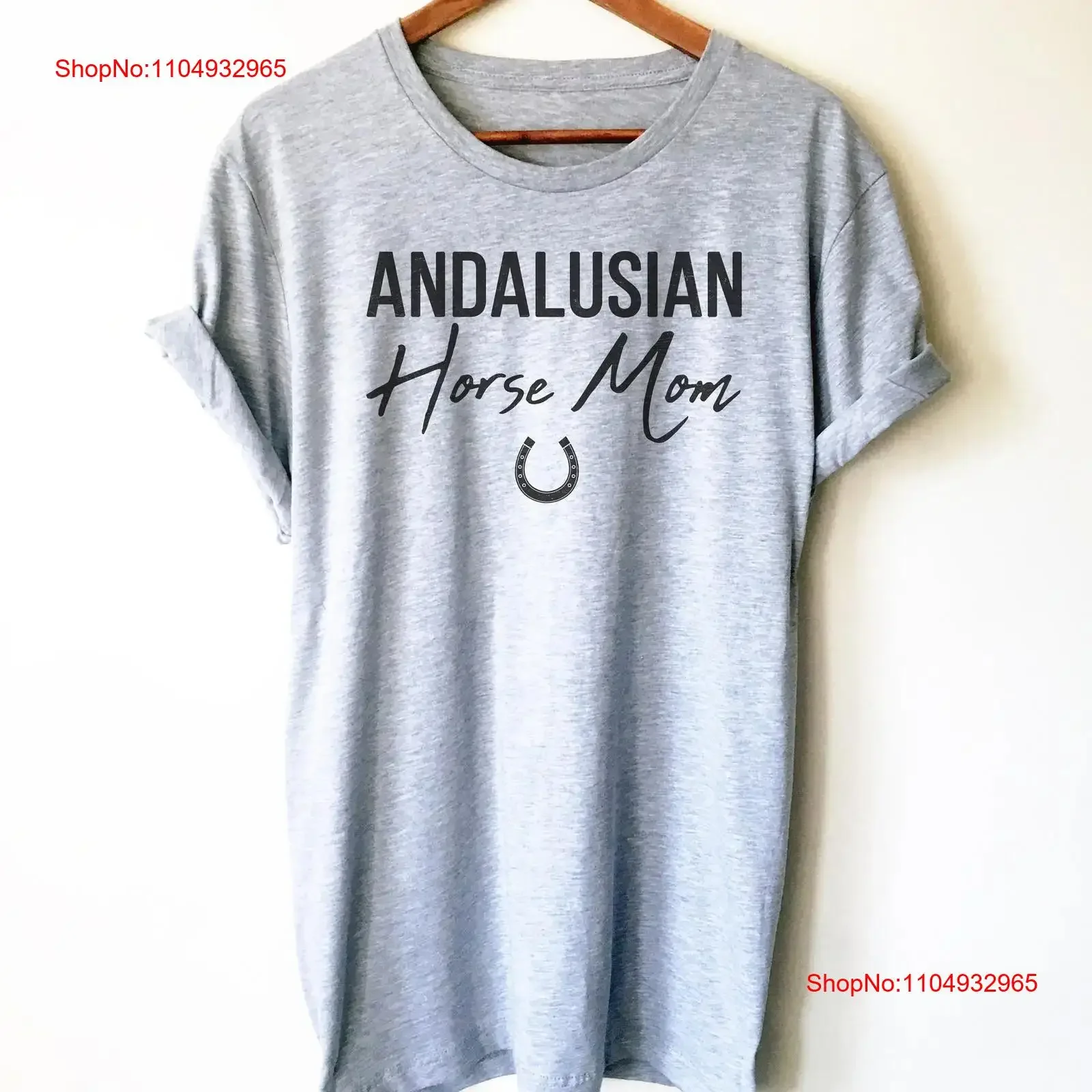 

Андалузская футболка с изображением лошади и мамы, винтажная стильная футболка унисекс для влюбленных, удобный слегка стильный домашний топ для повседневной носки