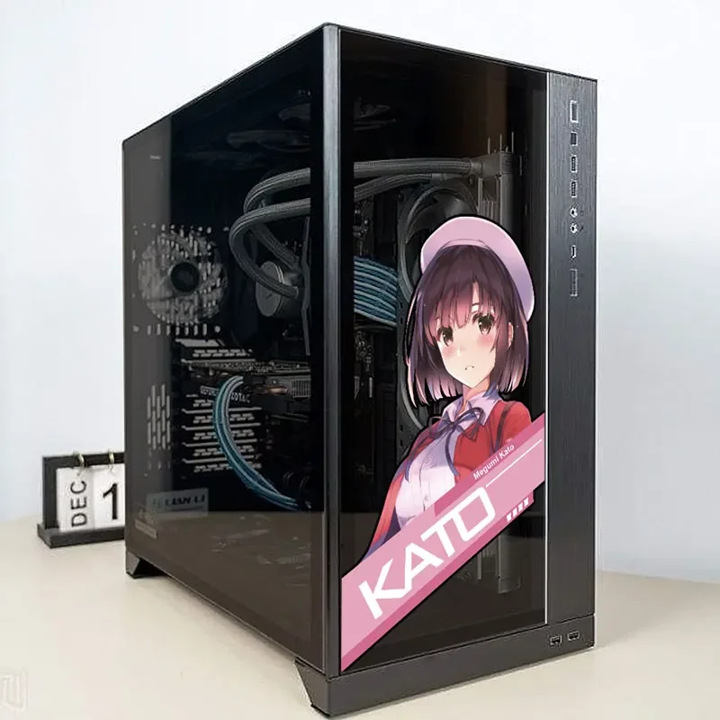 Anime kawaii girls two-dimensional anime chassis stickers computer host desktop decorative stickers waterproof stickers