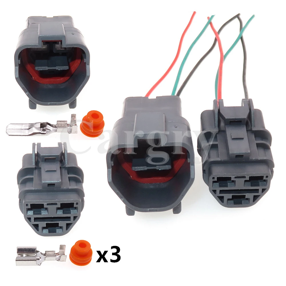 1 Set 3P 7222-6234-40 AC Assembly Auto Male Female Sealed Socket 7123-6234-40 Excavator Throttle Motor Sensor Wire Connector