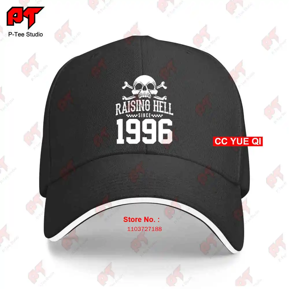 

Raising Hell Since 1996 Biker Baseball Caps Truck Cap 0AFU