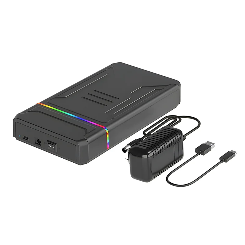

Новый! ! Корпус жесткого диска SATA-Type C с внешним жестким диском со светодиодной подсветкой для жесткого диска 2,5 3,5 дюйма до 6 Гбит/с