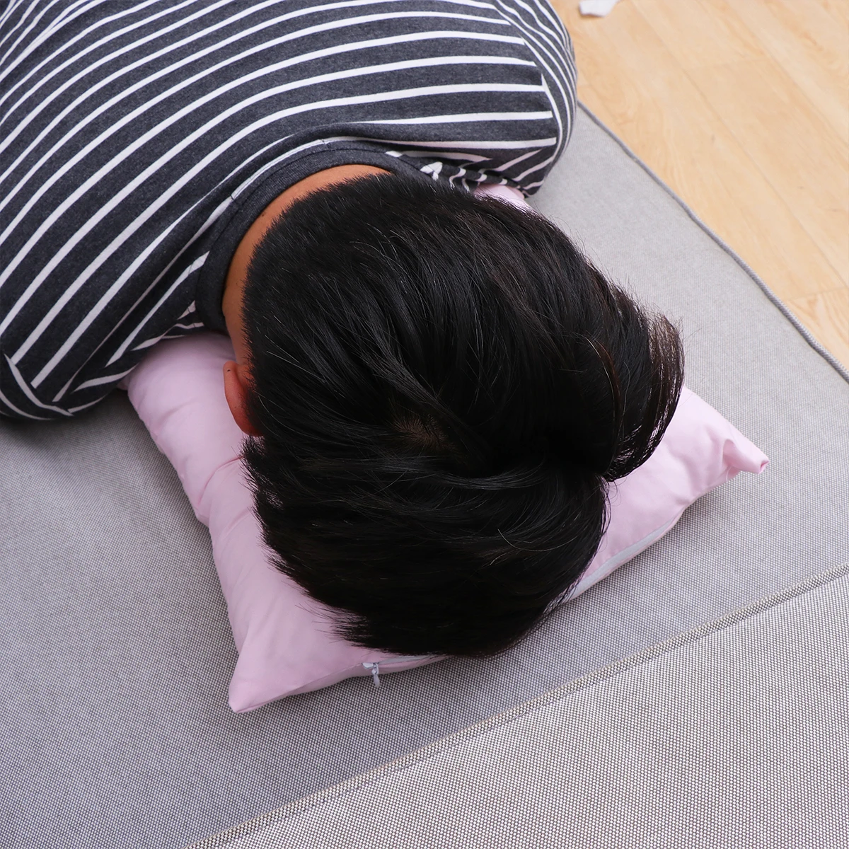 

Синяя хлопковая подушка для лица для спа-салона, красота, массажная кровать, дышащая подушка с дизайном отверстия для удобного отдыха для лица