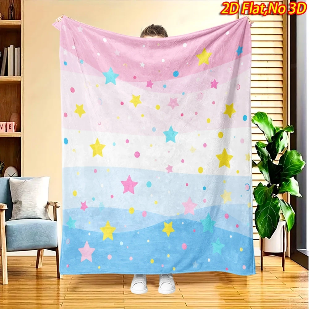 Exotic Summer Bloom Theme Fleece Look Bed Throw Retro Looking Decor Blanket For Restaurant Dance Studio Gym Room