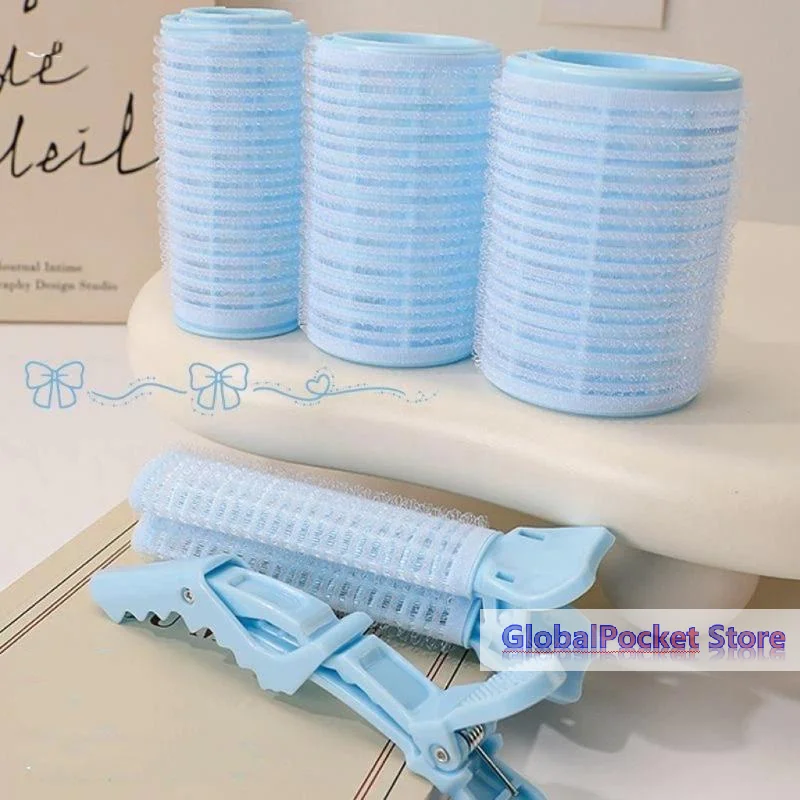 [TG823]Self Grip Hair Rollers With Heatless Design Free Fixing Clips For Daily Home Hairstyling Bangs Curling