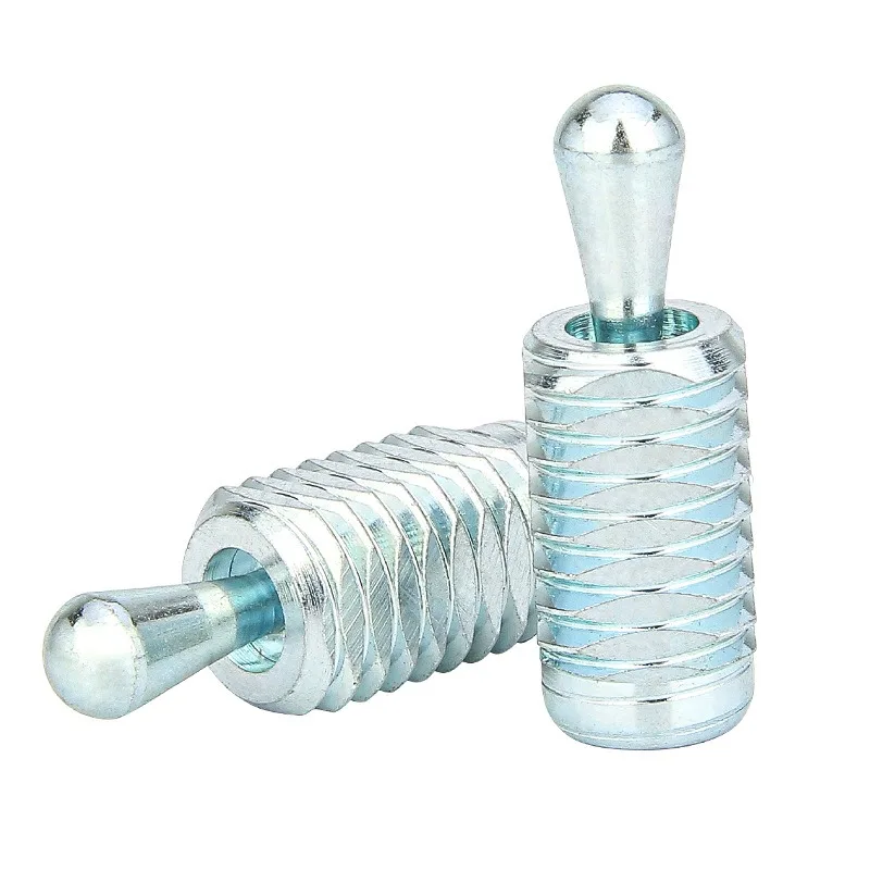 M12 Lateral Thread Spring Plunger 2215 VCN527 Index Locating Pin Zinc Plated Mechanical Positioning Column Jig Fixture Fastener
