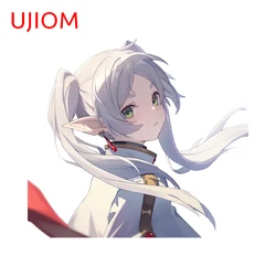 UJIOM 13cm X 11.7cm Frieren Beautiful Wall Sticker Cute Baby Nursery Room Wallpapers Decal Funny Creative Kitchen Floor Murals