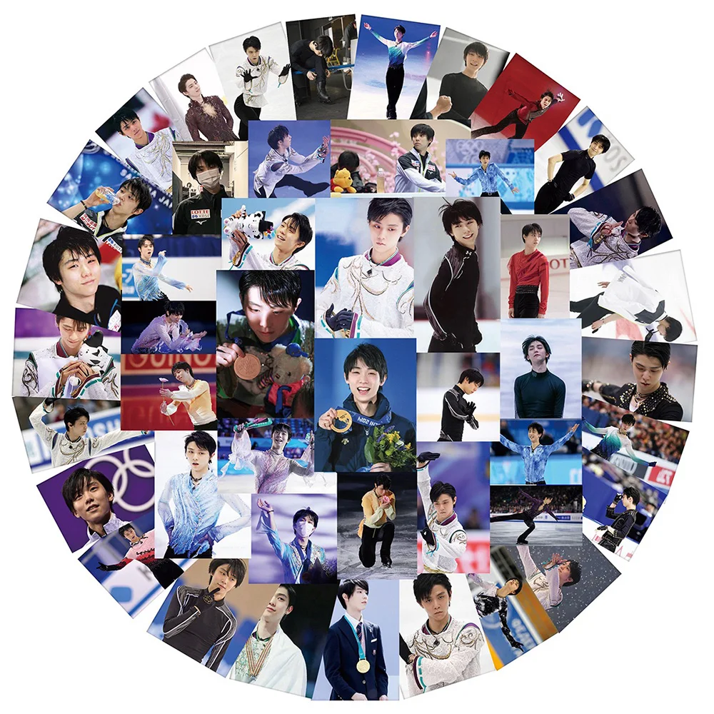 10/40/70PCS Figure Skating Hanyu Yuzuru Star Stickers Motorcycle Travel Luggage Fridge Laptop Classic Toy Fun Sticker