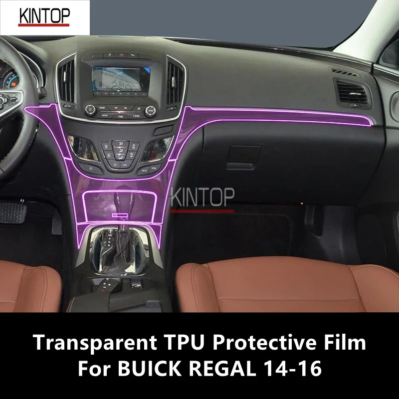 

For BUICK REGAL 14-16 Car Interior Center Console Transparent TPU Protective Film Anti-scratch Repair Film Accessories Refit