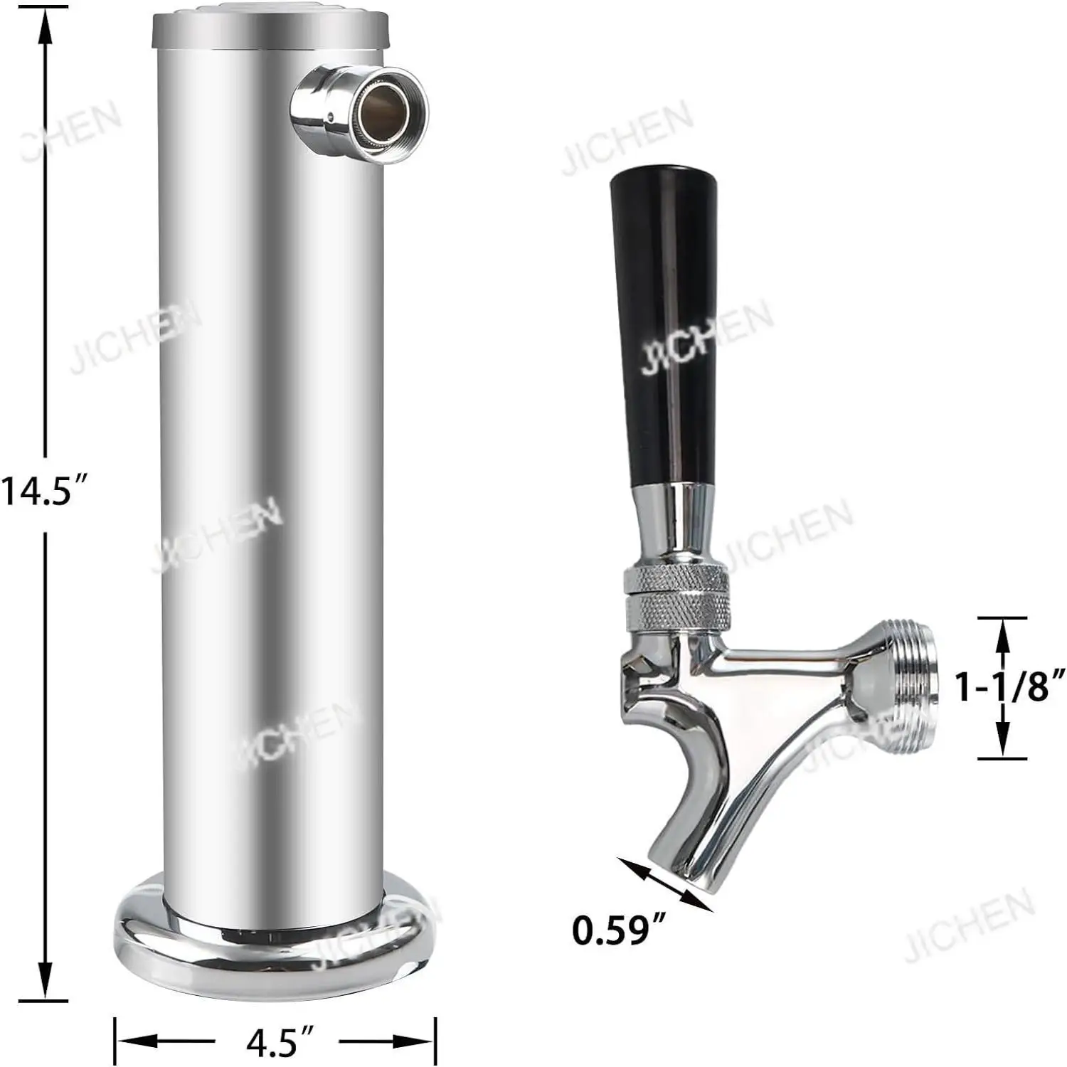 Craft beer single-head brewer wine column full set of accessories assembly beer machine single-head equipment