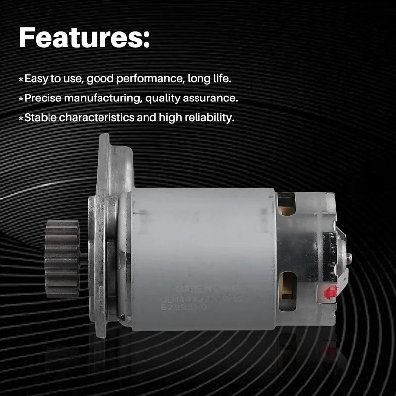 N04R Elektrischer Bohrmotor mit Metallgetriebe und Zähnen 629932 -8 629931 -0 Teile für elektrische Bohrmaschinen, Metallgetriebemotor, Werkzeuge