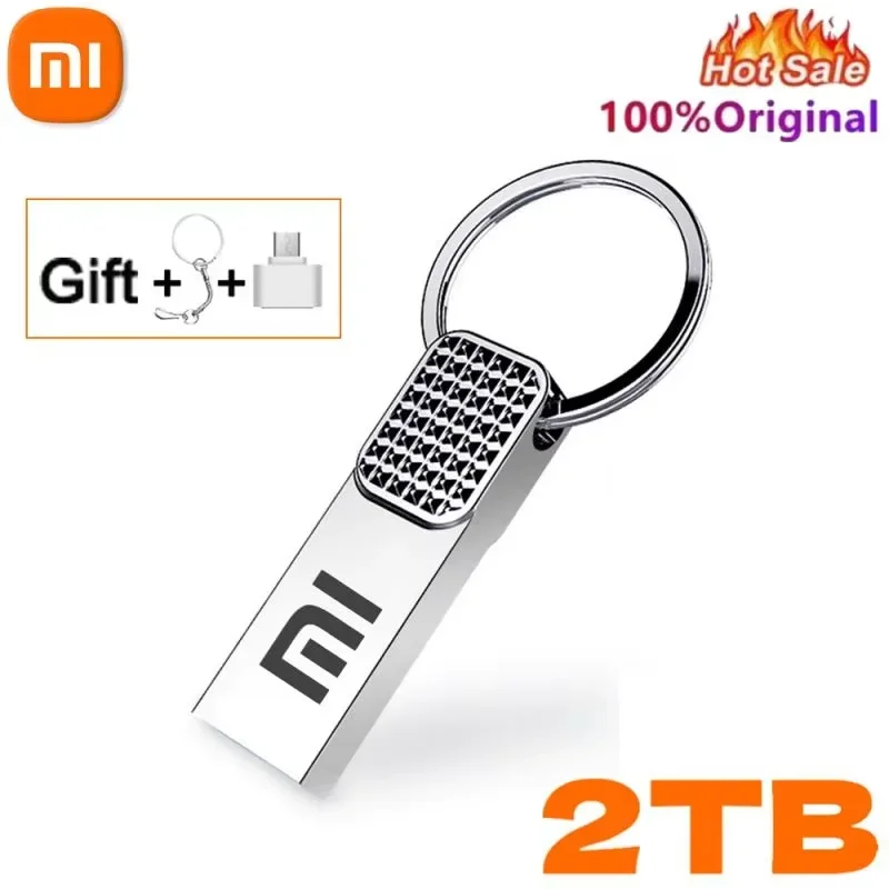 Xiaomi Original 2TB USB 3.0 Metal Flash Drives High Speed Pendrive Usb Drive Portable SSD Memoria Usb Flash Disk TYPE-C Adapter