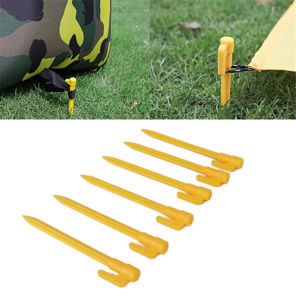 

10 Pcs Durable Tent Mat Outdoor Camping Nails Fixing Pegs Pins Tents Stakes Stake Nails