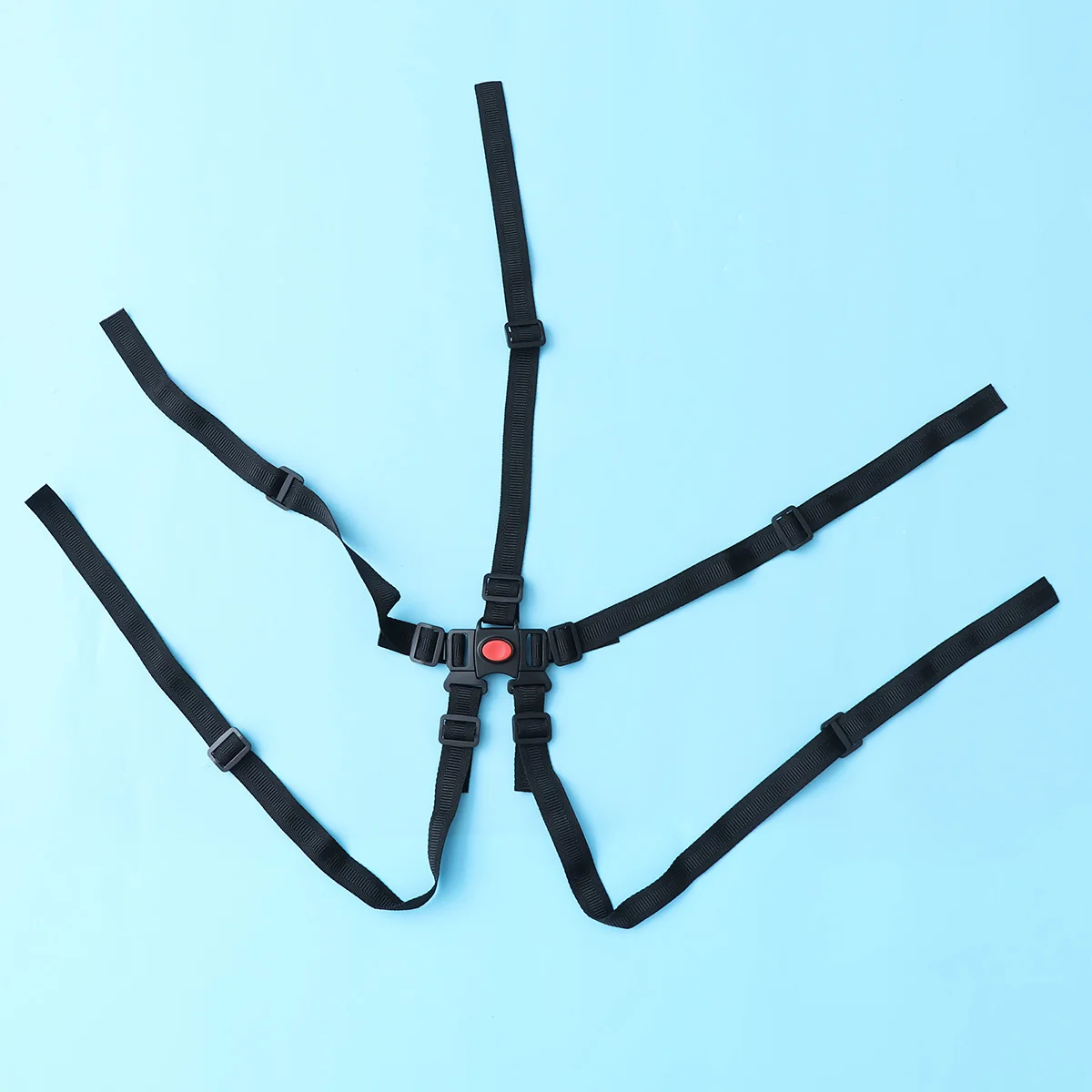 

Universal 5 Point Safety Belt Bracket Adjustable Harness for Baby Stroller High Chair Pram Pushchair Toddler Seat